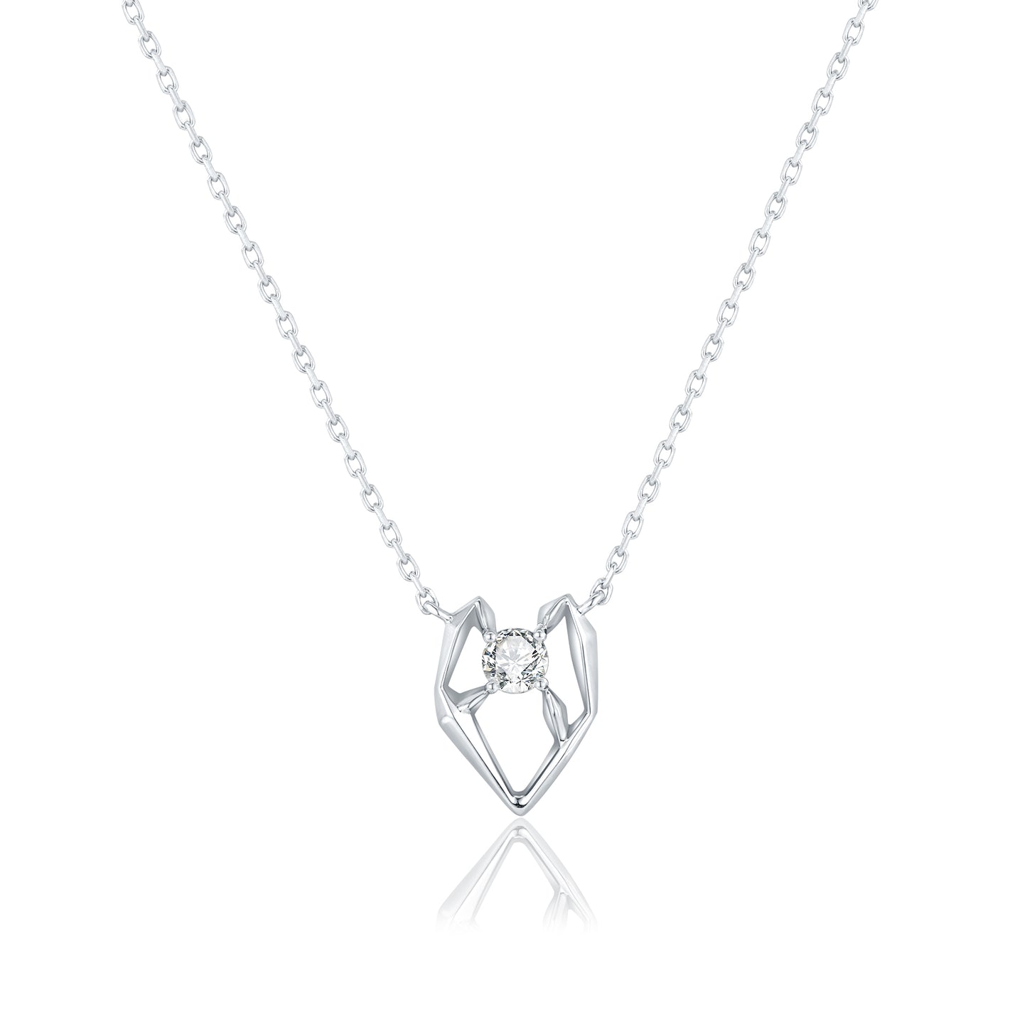 PureVivid True to the Heart Collection Necklace Platinum 950