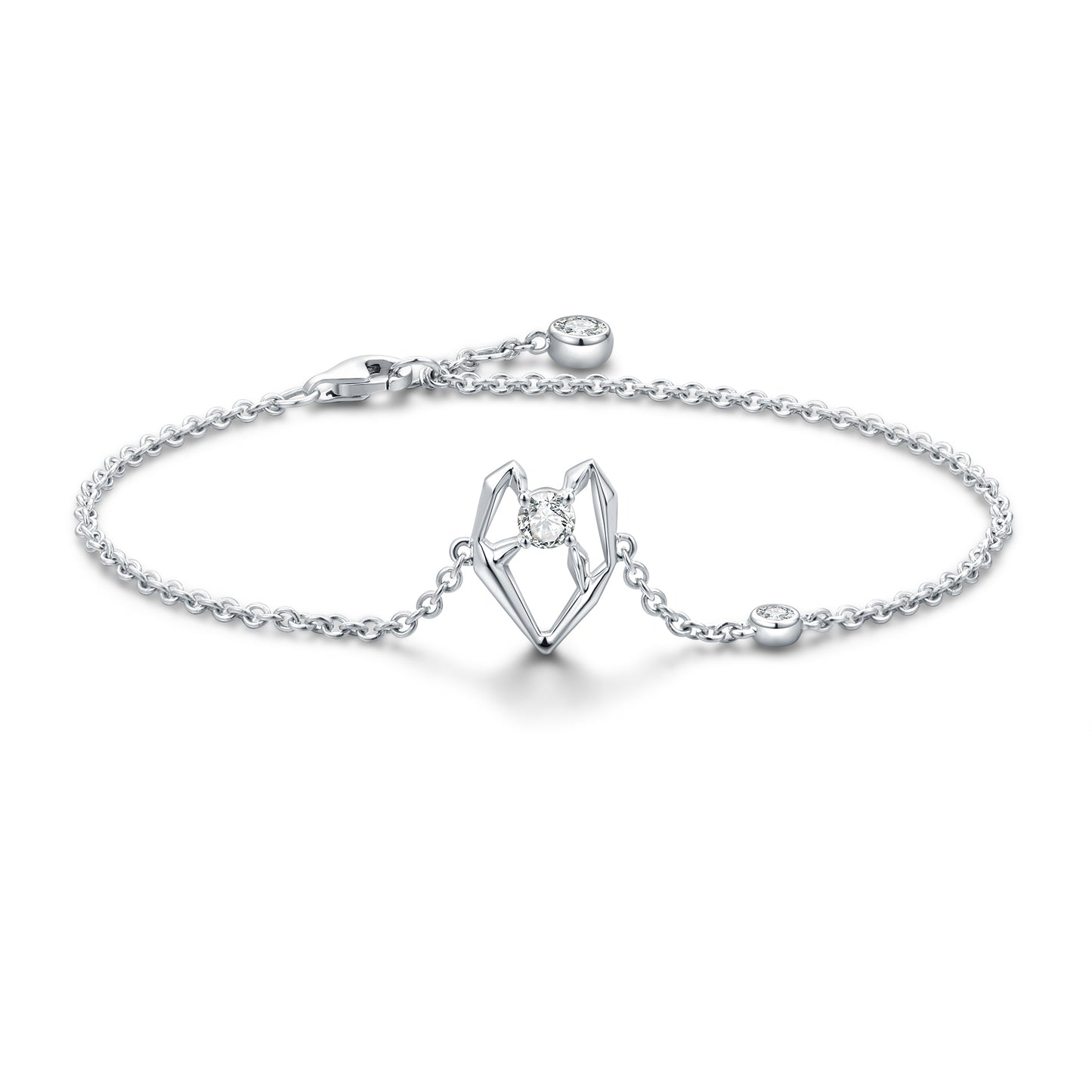 PureVivid True to the Heart Collection Bracelet Platinum 950