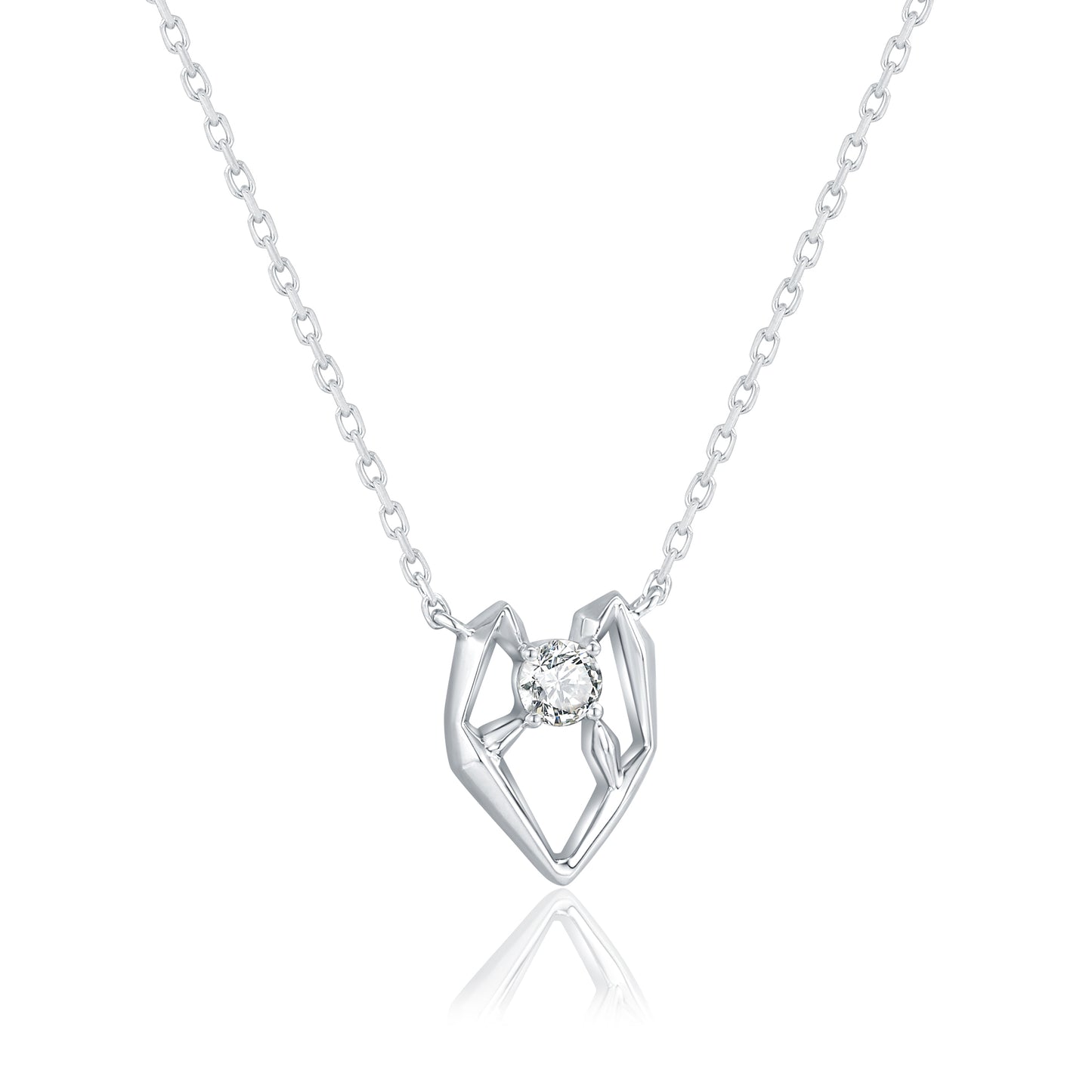 PureVivid True to the Heart Collection Necklace Platinum 950