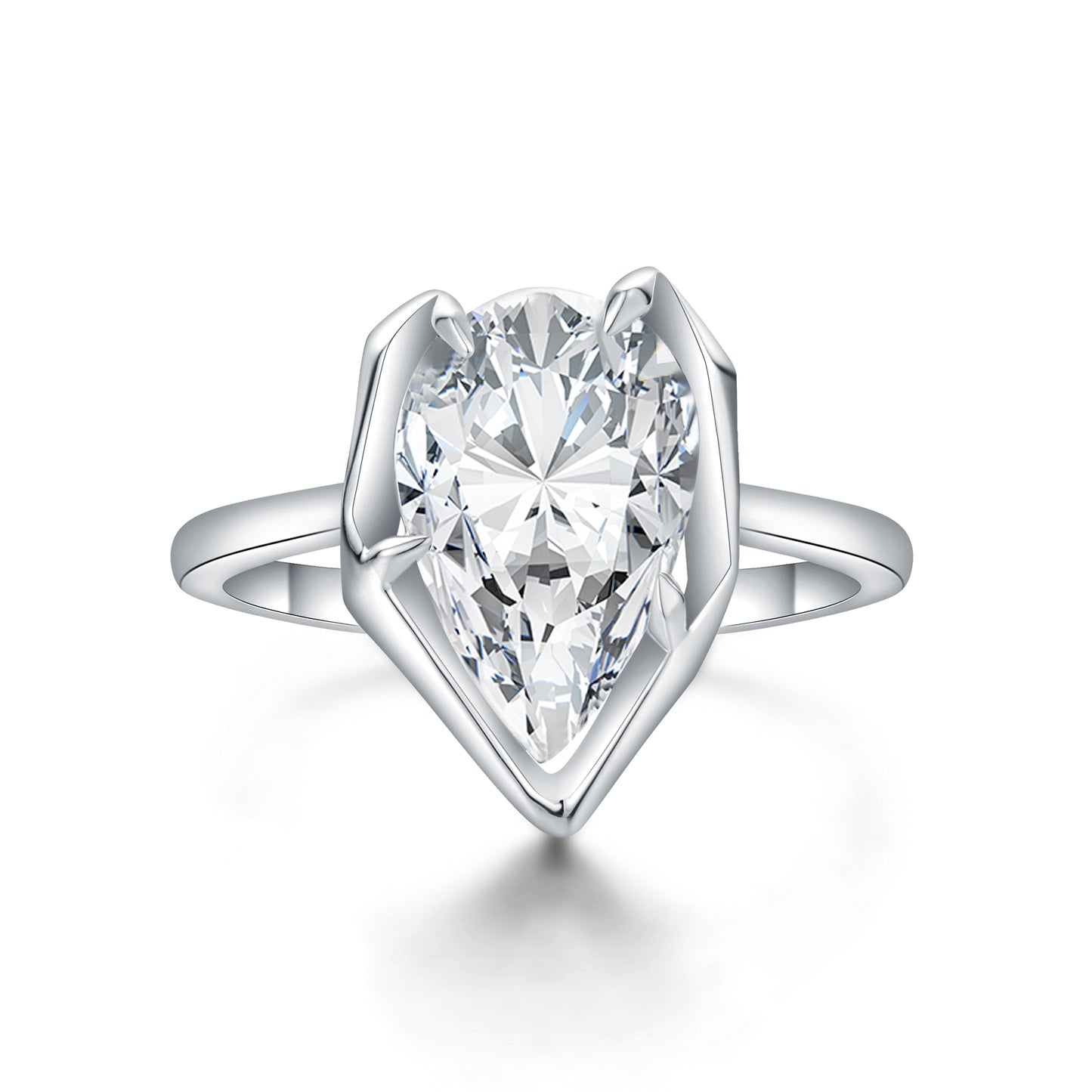 PureVivid True to the Heart Collection Ring Platinum 950